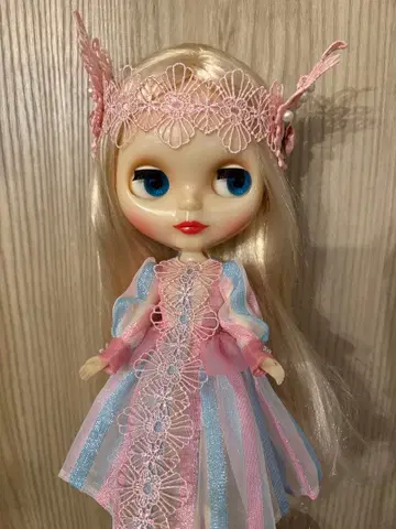 브라이스 컬리 블루 베이비 (헤어 부품+아이 커스텀) 본체만