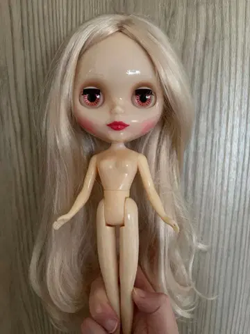 브라이스 컬리 블루 베이비 (헤어 부품+아이 커스텀) 본체만