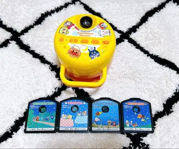 호빵맨 극장 프로젝터 굿나잇 시어터 디스크 4개 포함