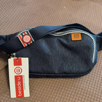 beside-u 다크 블루 바디백
