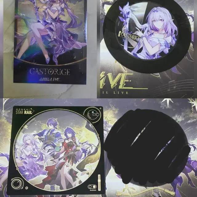 붕괴 스타레일 붕스타 음악회 콘서트 카스토리스 포카 아크릴스탠드 lp판