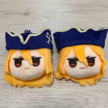 Dr.STONE 100엔샵 페이스 봉제 인형 키링 류스이