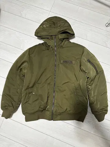 AIREKA LTD. 후드 부착 밀리터리 자켓 XL