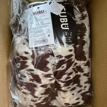 SUBU 스브 카우 브라운 COW BROWN 사이즈 3 미사용 새상품