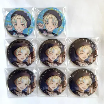 니지산지 캔뱃지 히바 마나 8점