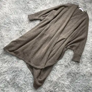 RIM.ARK (림아크) 변형 돌먼 니트 캐시미어 혼방 F 브라운 고급