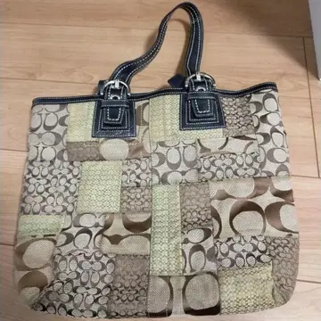 패치워크 디자인 숄더백