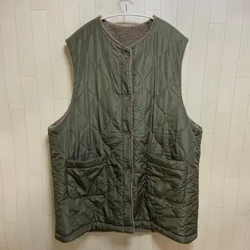 ADAM ET ROPE' 리버서블 보아 & 퀼팅 롱 베스트