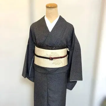 나고야 오비 아이보리 색상 사가라 자수