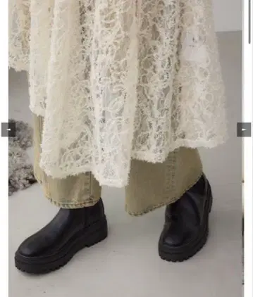 아즈루 바이 마우지 트랙 밑창 사이드 고어 부츠