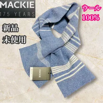 MACKIE 미사용 새상품 머플러 울 100% 남녀 공용 스코틀랜드제