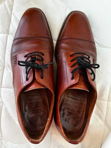 커스텀 그레이 브라운 드레스 신발