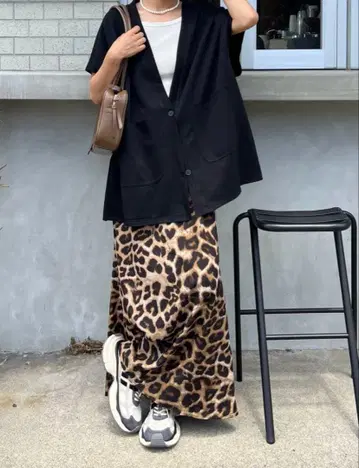 완판! OWNDAILY 레오파드 스커트