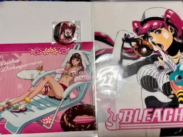BLEACH 독가미네 리루카 책받침 캔뱃지 클리어 파일