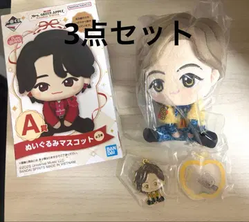 제일복권 후지사와 료카 세트 Mrs. GREEN APPLE 봉제 인형