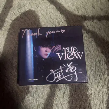 THE VIEW 유니버셜 박스 고토 타케루 사인