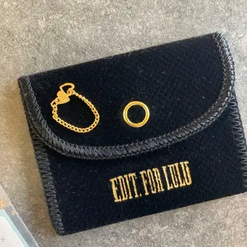 EDIT.FOR LULU 하트형 체인 핑키링 골드 새상품