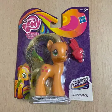 [ 미개봉 ] 마이 리틀 포니 빗 달린 피규어 애플 잭 해외