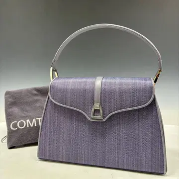 새상품급 [ 콤테스 정품 ] 핸드백/호스헤어/가죽/퍼플 계열