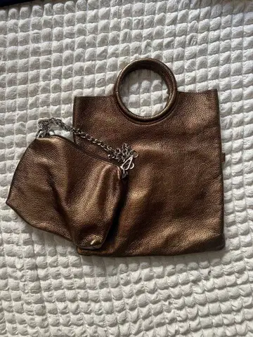 LAURA DI MAGGIO 서클 핸들 숄더백