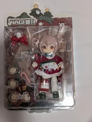 NAGI 수자 크리스마스 인형 피규어