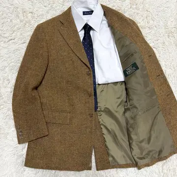 뉴요커 테일러드 자켓 헤링본 A5 M 브라운 남성용