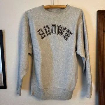 챔피온 리버스 위브 80s 트리코 태그 brown 대학 usa 제작