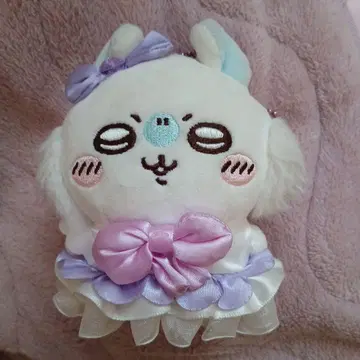 리본 포함 토끼 봉제 인형