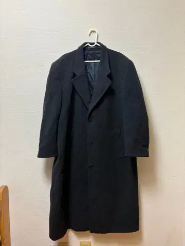 구제 의류 남성용 롱 코트