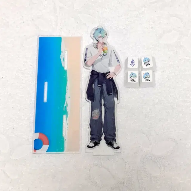 [일괄] 미츄 버튜버 세노 키캡 여름 아크릴스탠드