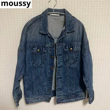 마우지 moussy 빈티지 데님 자켓 루즈핏 오버 사이즈
