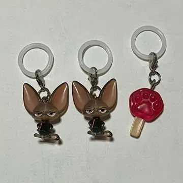 주토피아 메지루시 액세서리 가챠가챠 2점+1세트