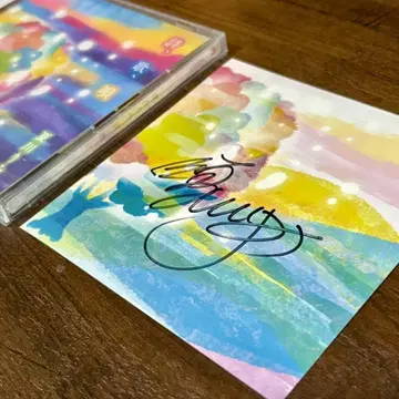 나츠카와 리미 친필 사인 미개봉 CD