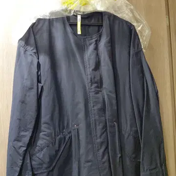 새상품급 URBAN RESEARCH 3WAY 노카라 모즈 코트 네이비