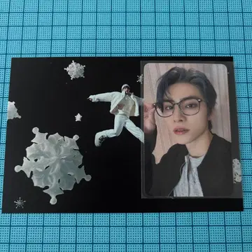 화이트 컬러 정격 샤오쥔 세트 Apple music 혜택 트레이딩 카드