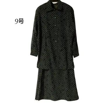 이치쥬 스포츠 셋업 9호 블랙 스커트 셔츠