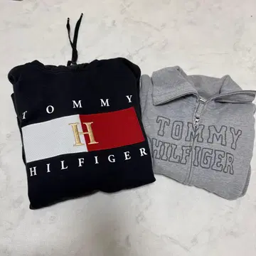 tommy hilfiger 여성용 남성용 후드티 2세트