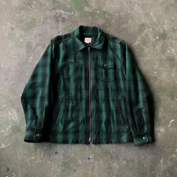 Houston 옴브레 체크 자켓 cpo