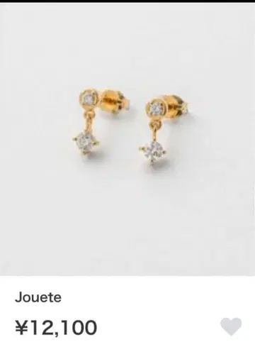 Jouete 골드 스터드 귀걸이