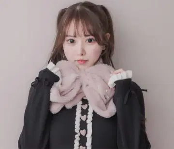 pium 머플러 핑크