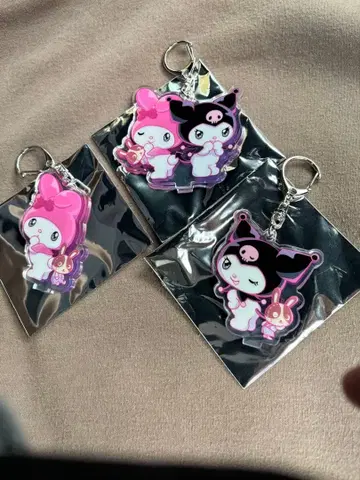 MYMELODY&KUROMI 우사미 아크릴 키링 3종 세트