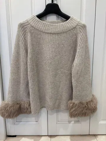 퍼가 달린 니트 프리 사이즈