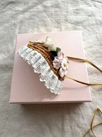 인기 작가님 인형용 작은 모자 보닛