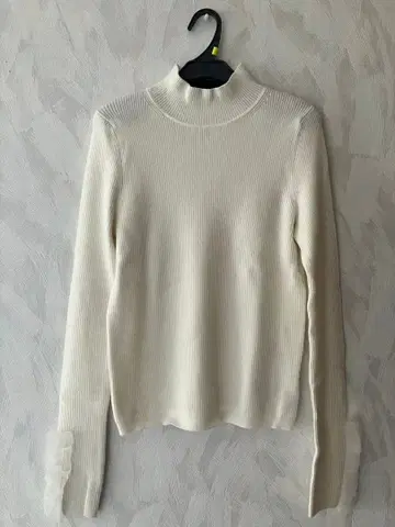 LOUNIE 소매 프릴 니트