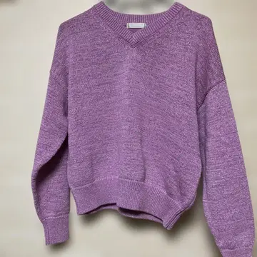 아모르 카프리스 면 스웨터 핑크