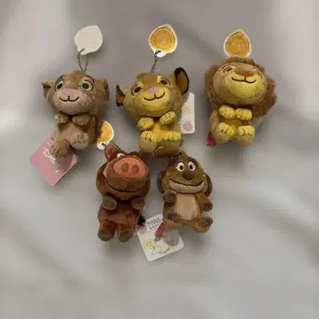 라이온킹 키체인 마스코트 컴플리트