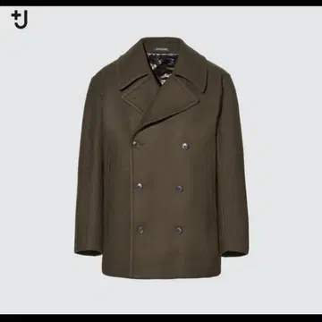 UNIQLO +J 피코트 울 블렌드 오버사이즈 S