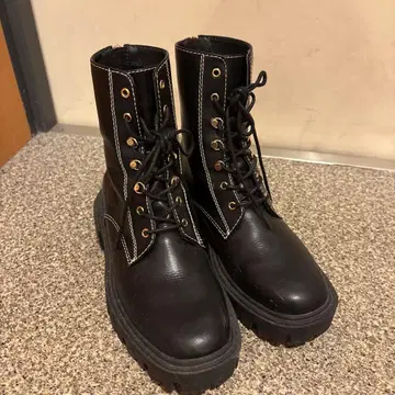 RANDA 숏부츠 엔지니어 스티치 M 사이즈