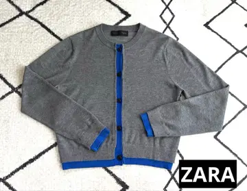 ZARA 가디건 바이컬러 M