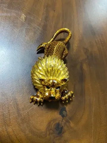 JOMAZ 라이온 브로치 빈티지